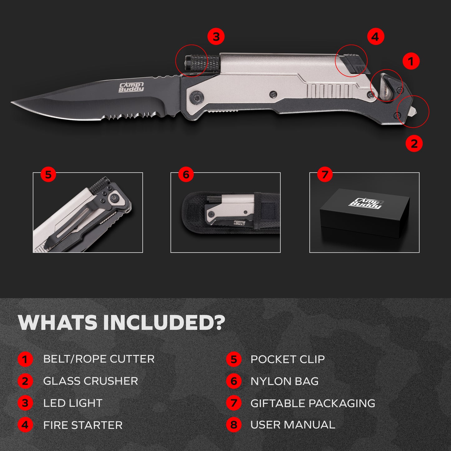 5-in-1 Survival Messer